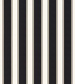 Accordion Stripe Wallpaper by Scalamandre Onyx