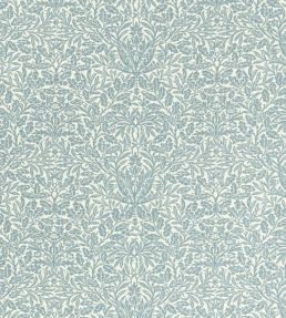 Acorn Weave Outdoor Fabric by Morris & Co Mineral Blue