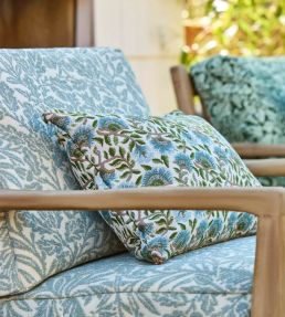 Acorn Weave Outdoor Fabric by Morris & Co Moss