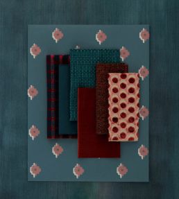 Adamas Tile Wallpaper by Liberty Blue Jay