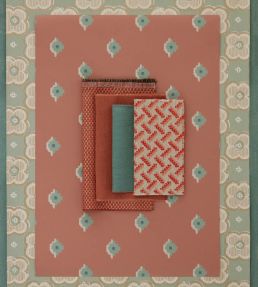 Adamas Tile Wallpaper by Liberty Galah Pink