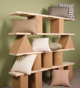 Area Cushion 50 x 50cm by Kirkby Design Chalk