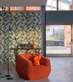 Adelaide Wallpaper by Farrow & Ball Inchyra Blue / Lichen