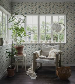Adelaide Wallpaper by Sandberg Blue