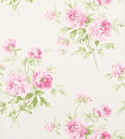 Adele Wallpaper by Sanderson Raspberry Ivory