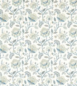 Adeline Fabric by Clarke & Clarke Denim/Midnight