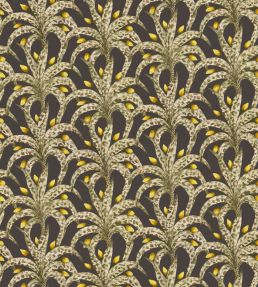 Afrika Damask Wallpaper by Cole & Son Onyx & Citrine