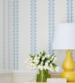Agave Stripe Wallpaper by Thibaut Coral