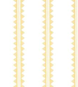 Agave Stripe Wallpaper by Thibaut Yellow
