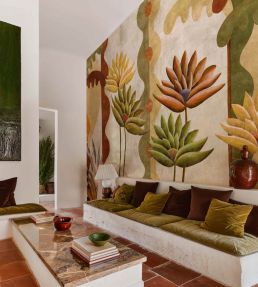 Agaves Mural by Coordonne Cactus