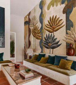 Agaves Mural by Coordonne Indigo