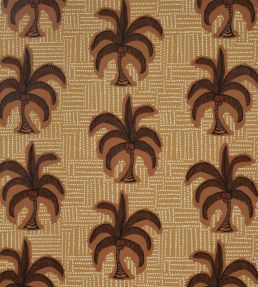 Agua De Coco Wallpaper by Schumacher Sunbleached Ochre