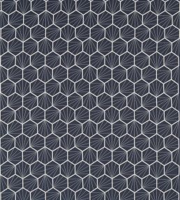 Aikyo Fabric by Scion Midnight