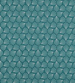 Aikyo Fabric by Scion Teal