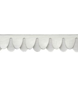 Ainsley Scalloped Border Trimming by Samuel & Sons Platinum