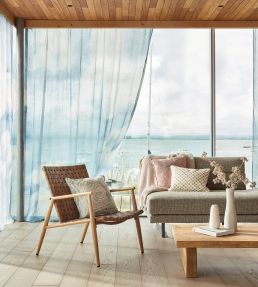 Air Sheer Fabric by Harlequin Sky Blue