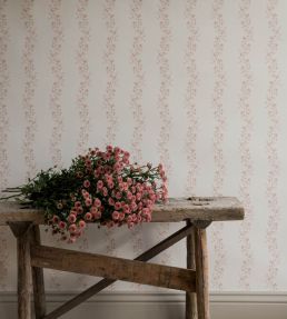 Airy Fairy Wallpaper by Langelid Von Bromssen Pale Tomato