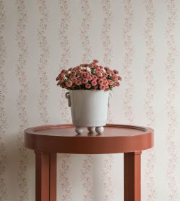 Airy Fairy Wallpaper by Langelid Von Bromssen Pale Tomato