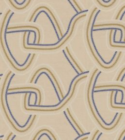Aisance Fabric by Camengo Indigo