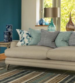 Ajanta Cushion 60 x 60cm by William Yeoward Denim