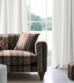Akabar Fabric by Arley House Dark Chocolate
