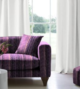 Akabar Fabric by Arley House Dark Purple