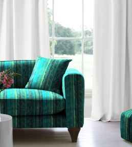 Akabar Fabric by Arley House Emerald