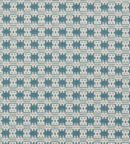 Akan Fabric by Sanderson Lagoon