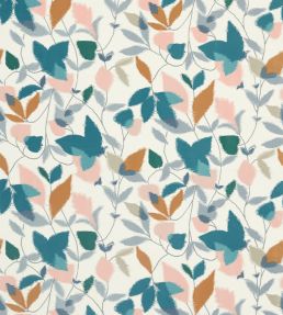 Akira Fabric by Scion Ginger / Teal