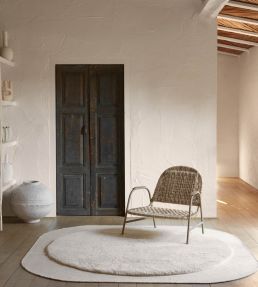 Elitis Alaska Round rug Edelweiss TA-125-03-08 Edelweiss
