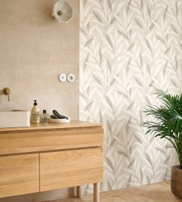 Alba Wallpaper by Casadeco Blanc craie