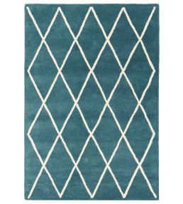Asiatic Albany Diamond rug Teal ALBA100-06-80150 Teal