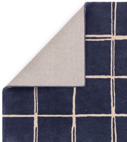 Asiatic Albany Grid rug Marine ALBA080150MARI Marine