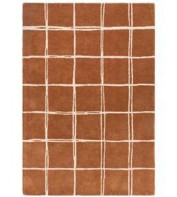 Asiatic Albany Grid rug Rust ALBA080150RUST Rust