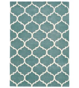 Asiatic Albany Ogee rug Duck egg ALBA101-01-80150 Duck egg