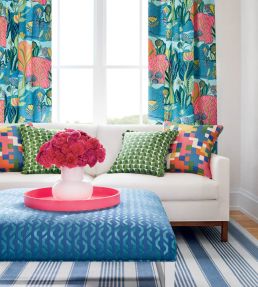 Albero Fabric by Thibaut Seaglass