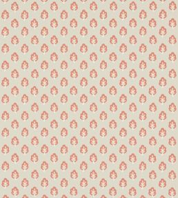 Albie Wallpaper by Jane Churchill Soft Red