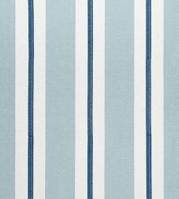 Alden Stripe Embroidery Fabric by Anna French Navy