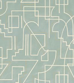 Alexander Wallpaper by Casamance Opaline