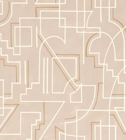 Alexander Wallpaper by Casamance Sable