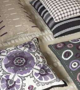 Alexi Cushion 50 x 50cm by William Yeoward Heather