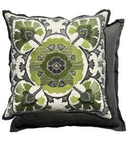 Alexi Cushion 50 x 50cm by William Yeoward Sage