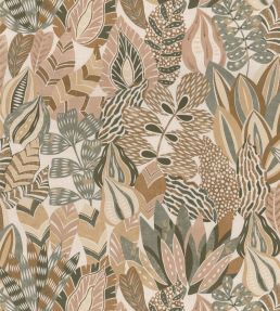 Alfabia Wallpaper by Casamance Kaki/Vanille