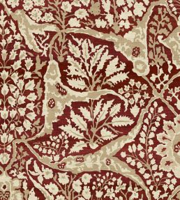 Alhambra 100 Wallpaper by Lewis & Wood Garnet