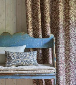 Alhambra Fabric by Lewis & Wood Garnet