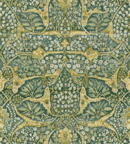 Alhambra Fabric by Lewis & Wood Verdure