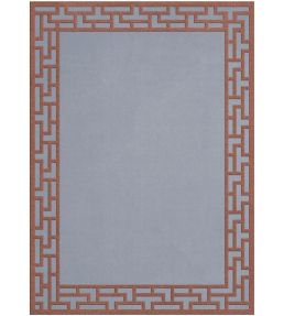 Layered Alice Crawley Indochine rug Zen Blue ACINBR180270 Zen Blue