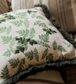 Alices Fern Fabric by Sanderson Silver/Green