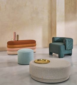 Alienor Fabric by Casamance Pebble Gold