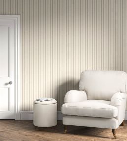 Aline Wallpaper in Stone by The Pure Edit | Jane Clayton